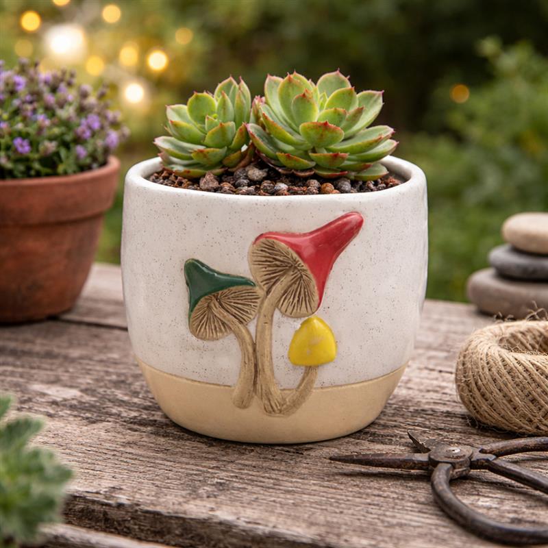 Mushroom  Planter - 5"