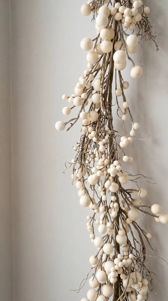 White Berry Garland