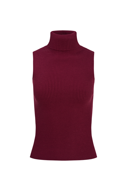 Sleeveless Knit Top