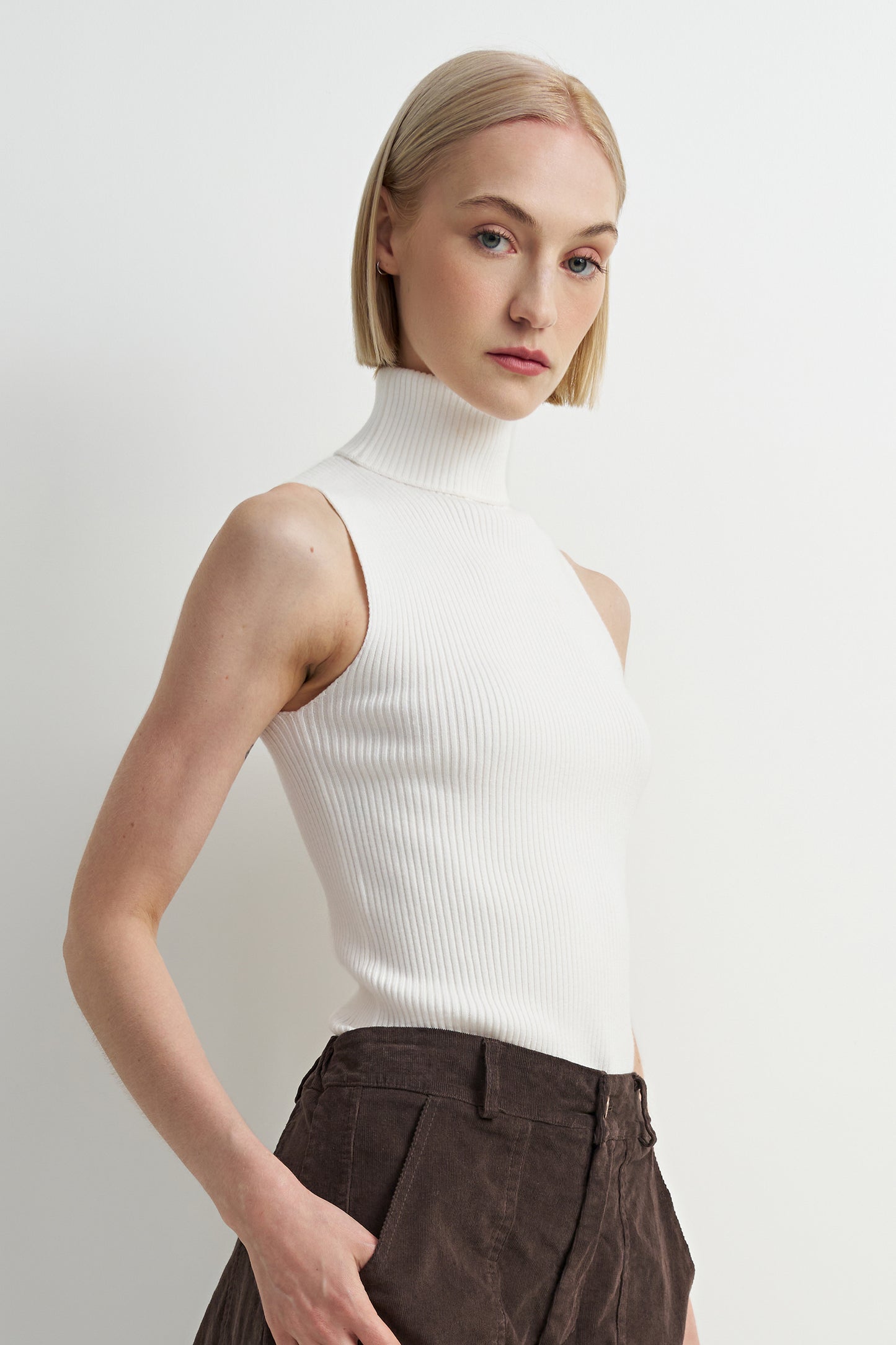 Sleeveless Knit Top