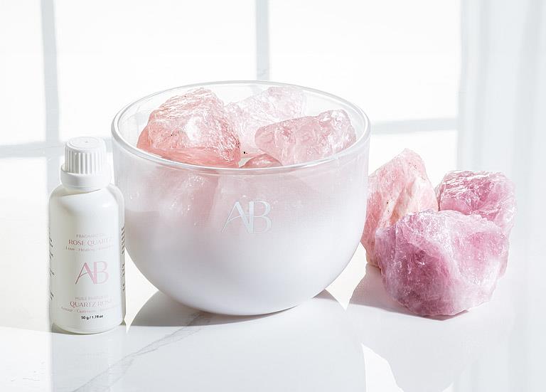 Rose Quartz Fragrance Bowl