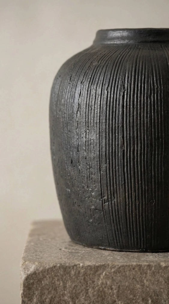 Mirella Ribbed Vase