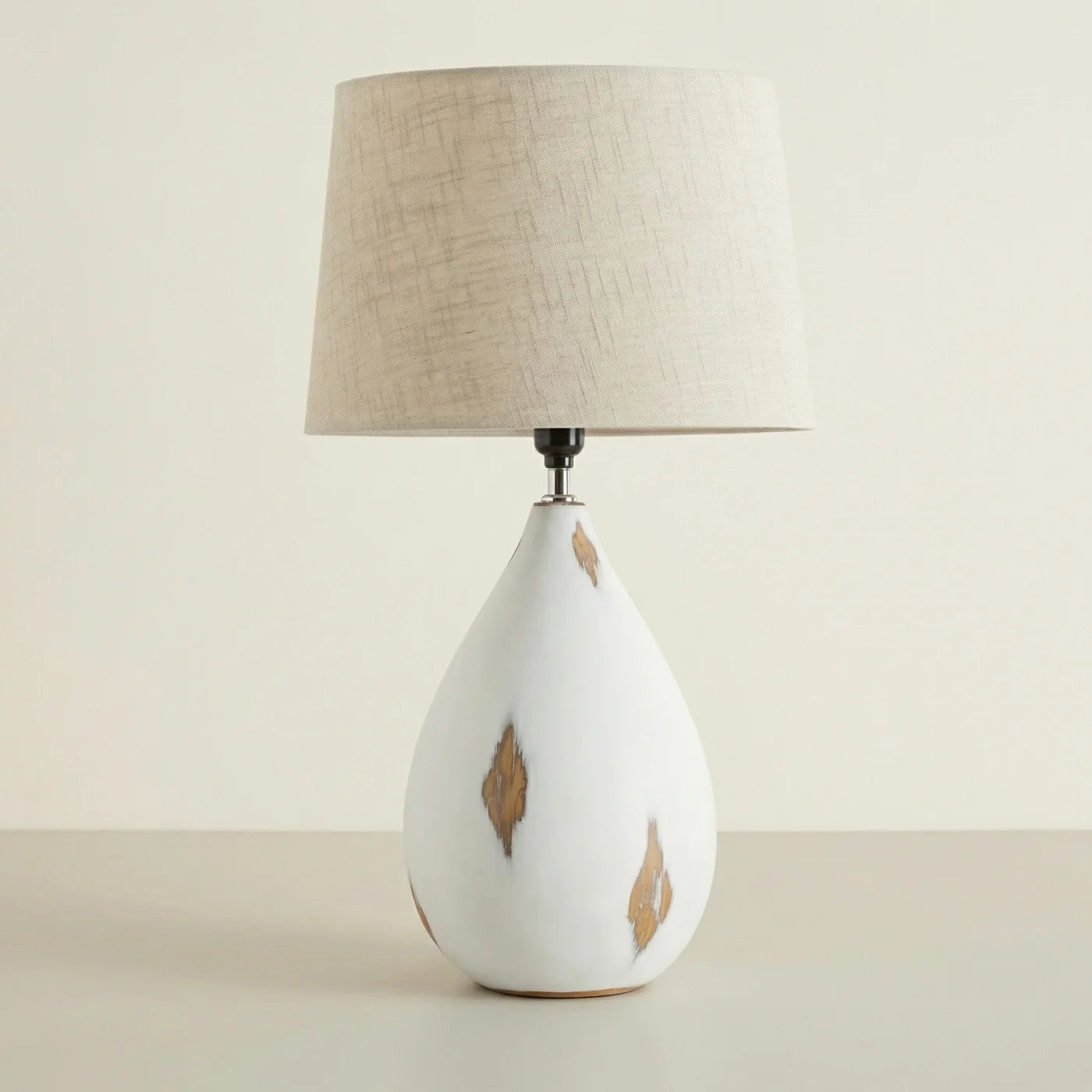 Whitewash Table Lamp