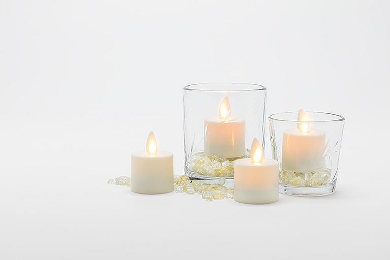 Reallite Ivory Tealights - s/2