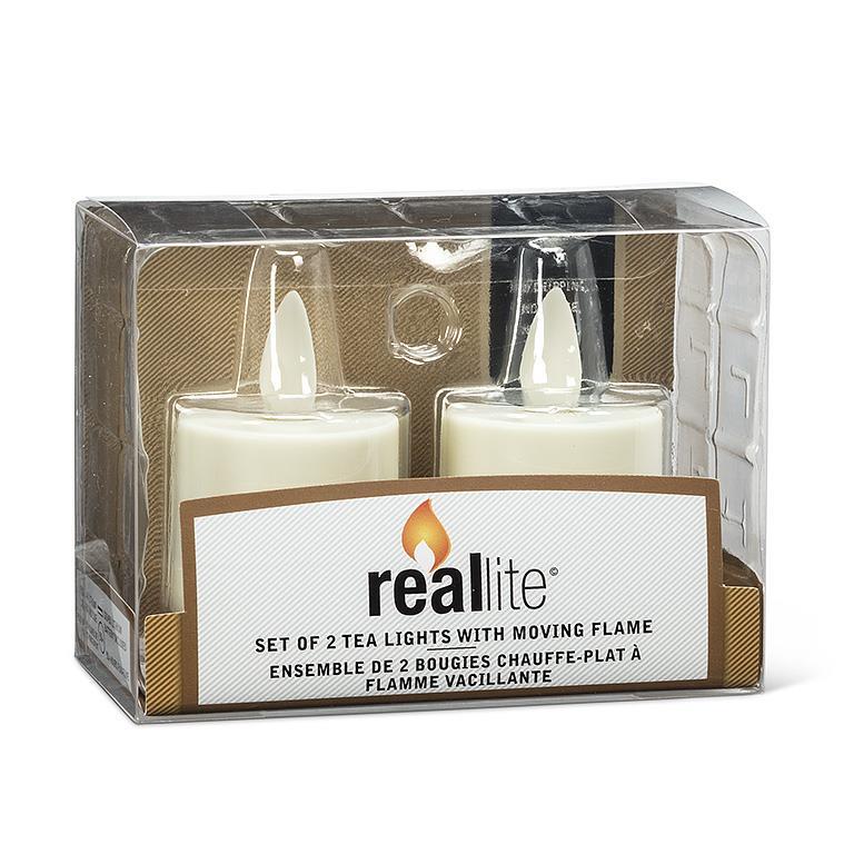 Reallite Ivory Tealights - s/2