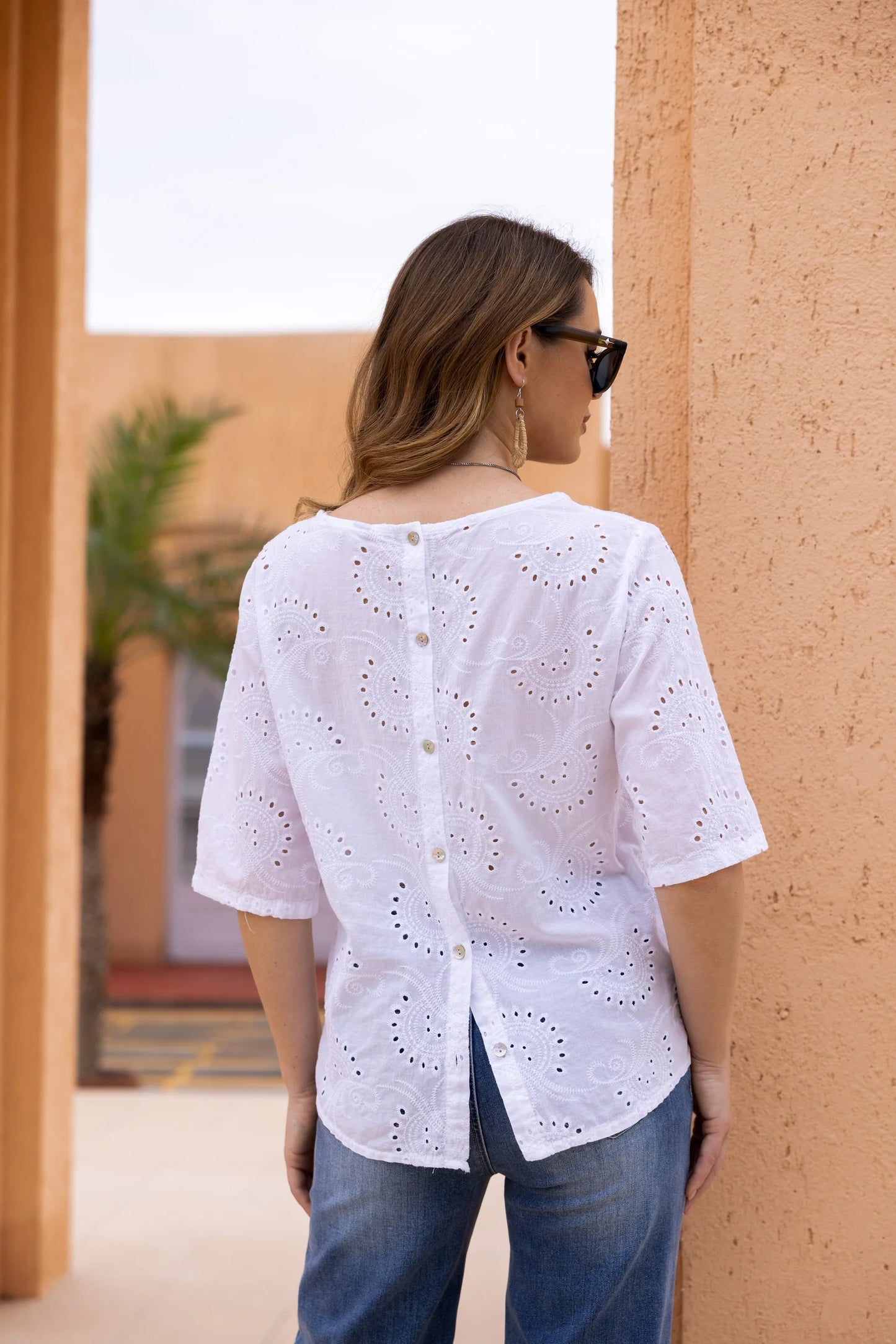 Eyelet Top