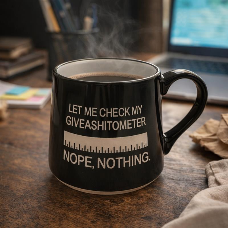 Giveashitometer Mug