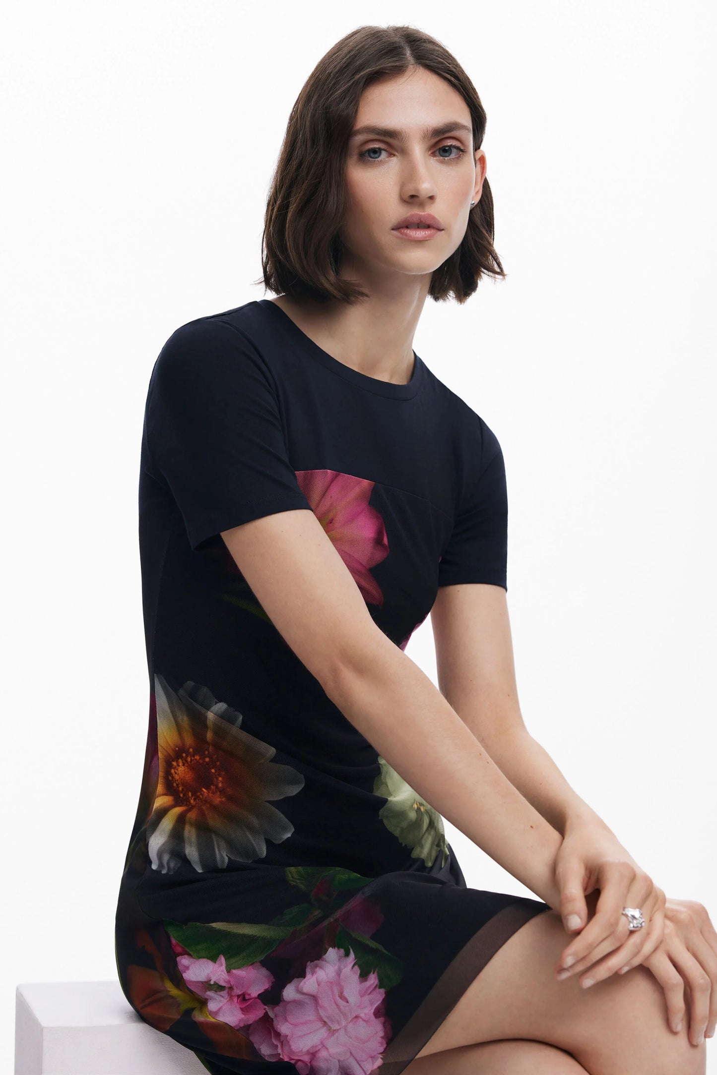 Short Floral Dress