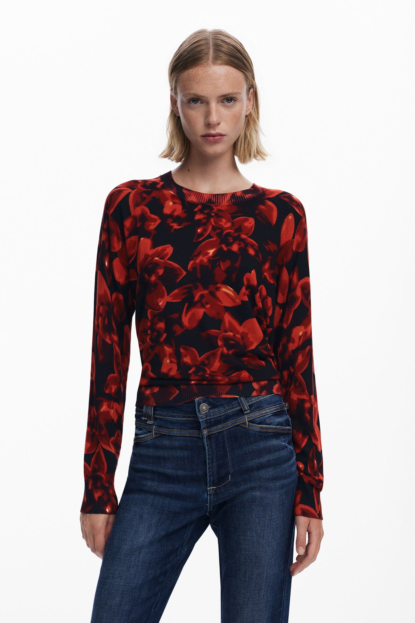 Floral Sweater