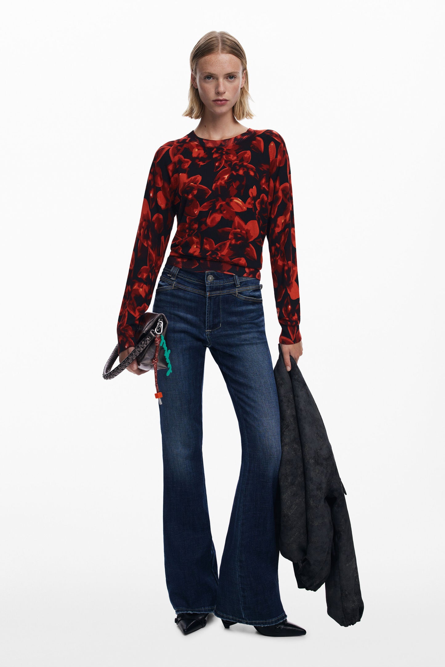 Floral Sweater