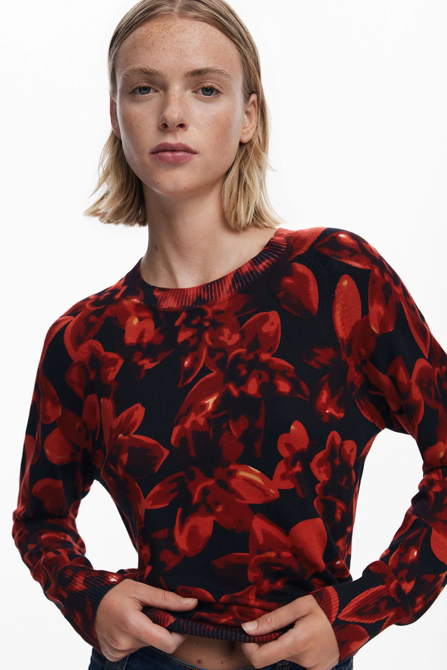 Floral Sweater