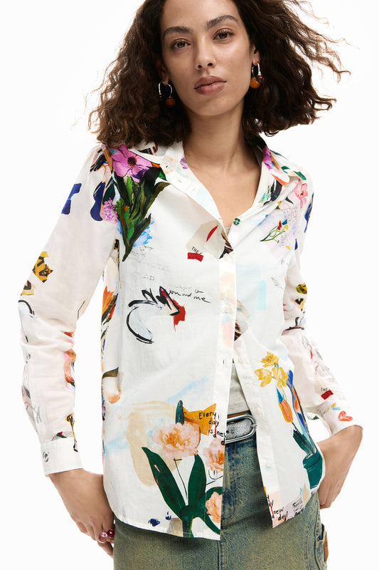 Collage Flowers Shirt
