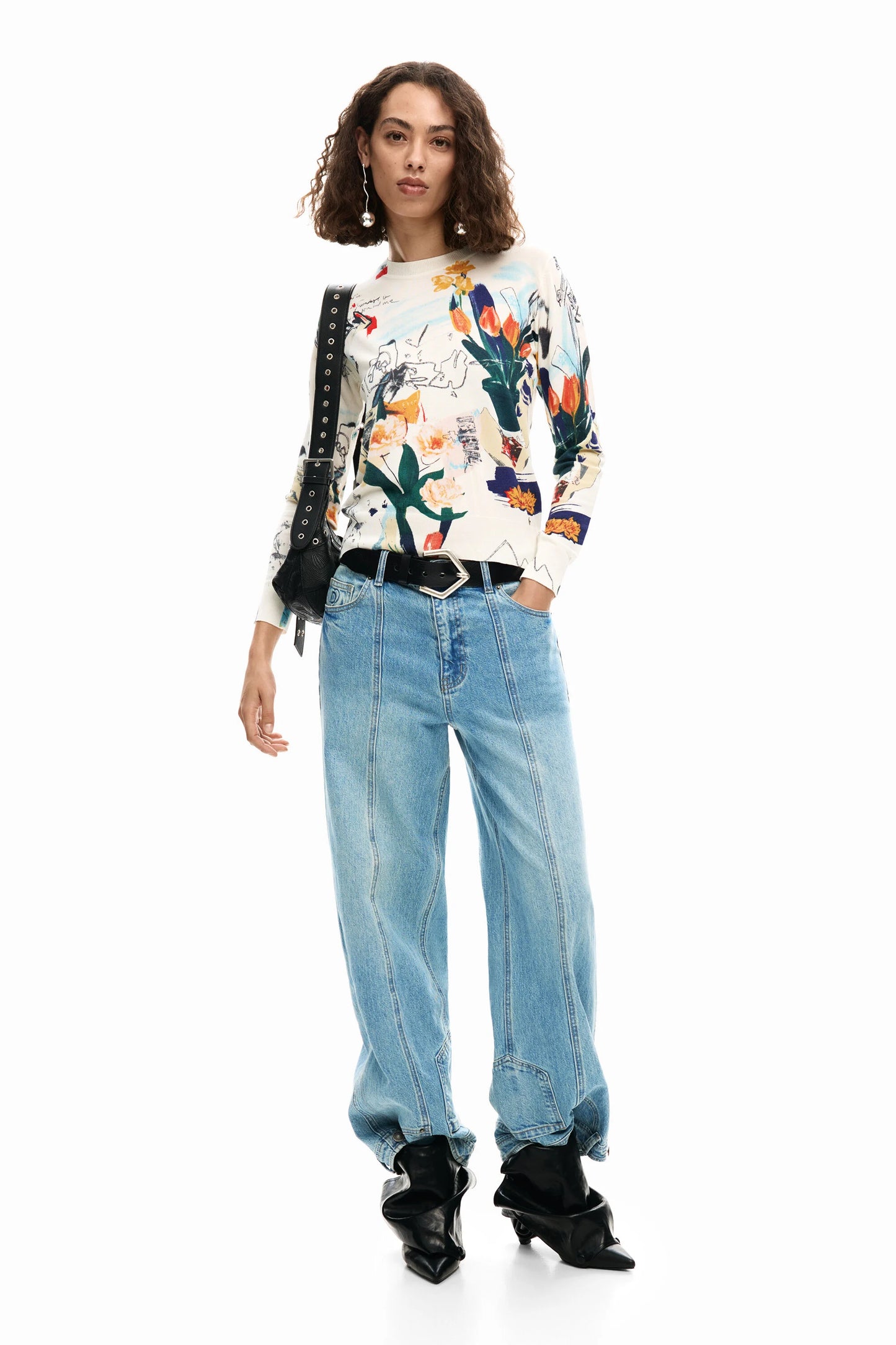 Floral Sweater