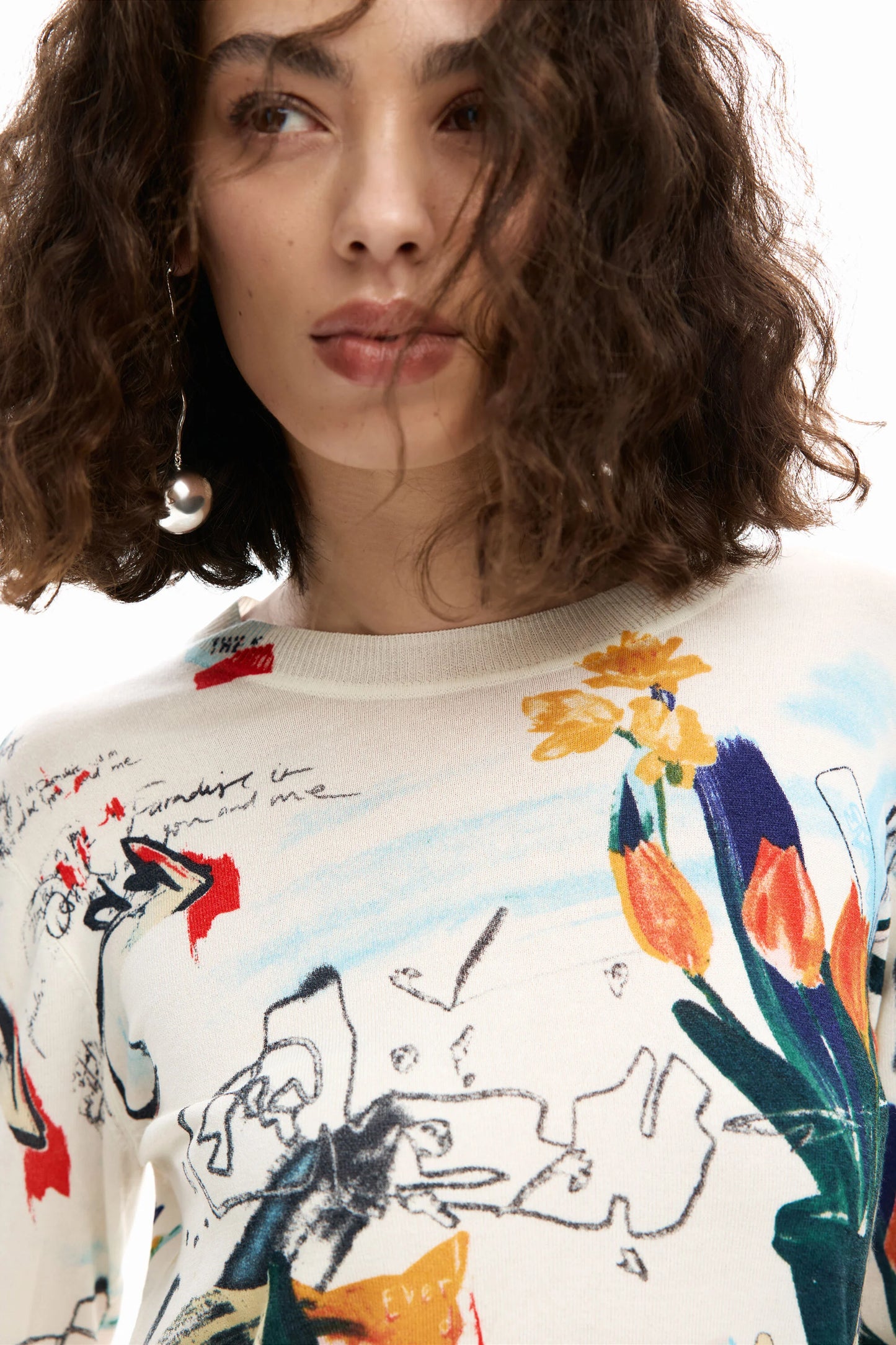 Floral Sweater