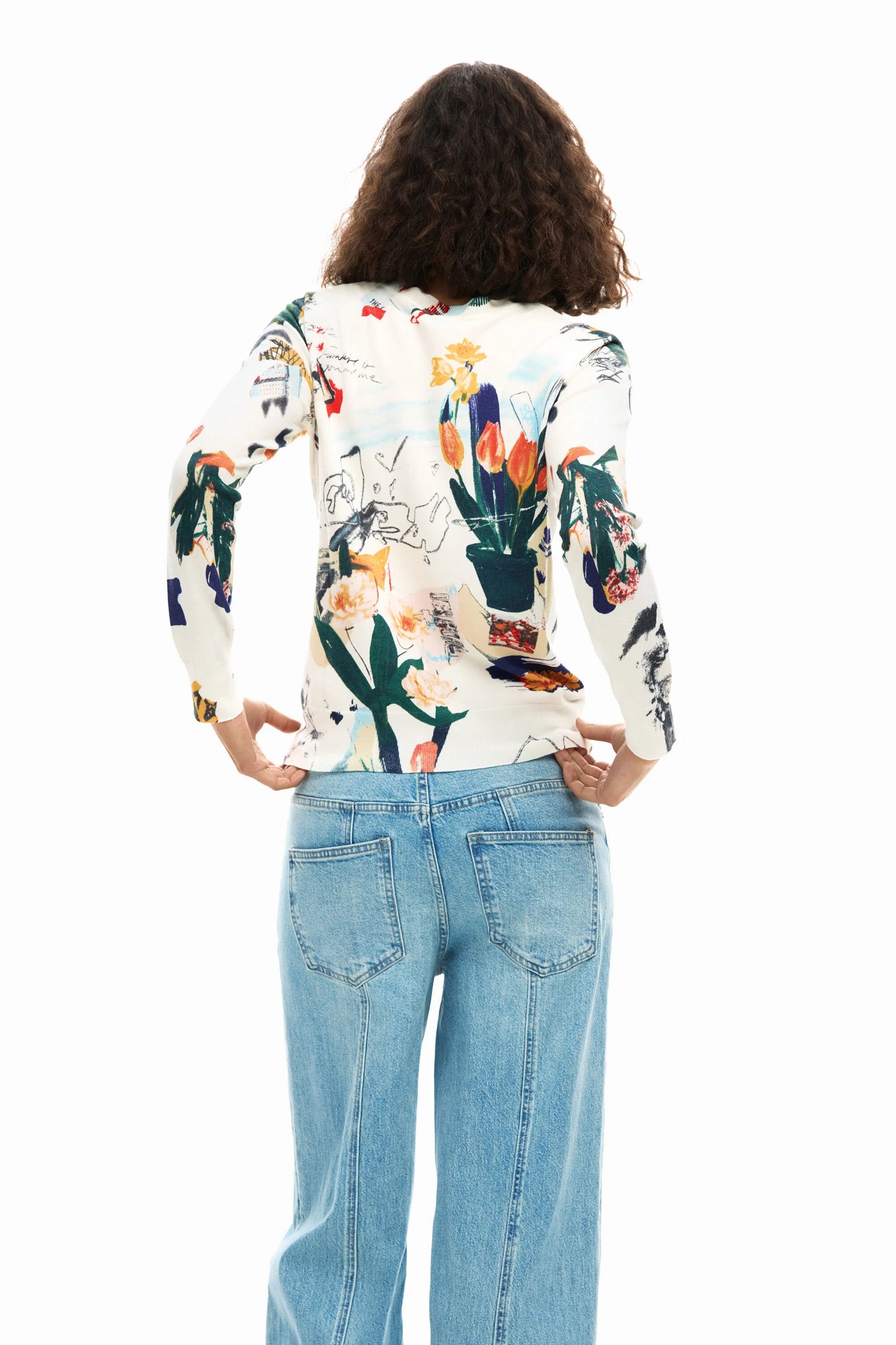 Floral Sweater