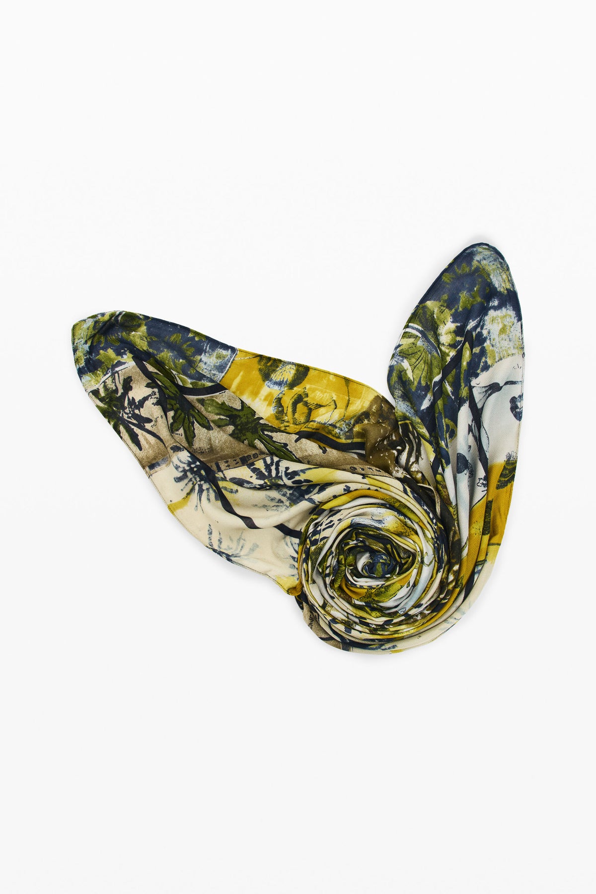 Printed Floral Scarf