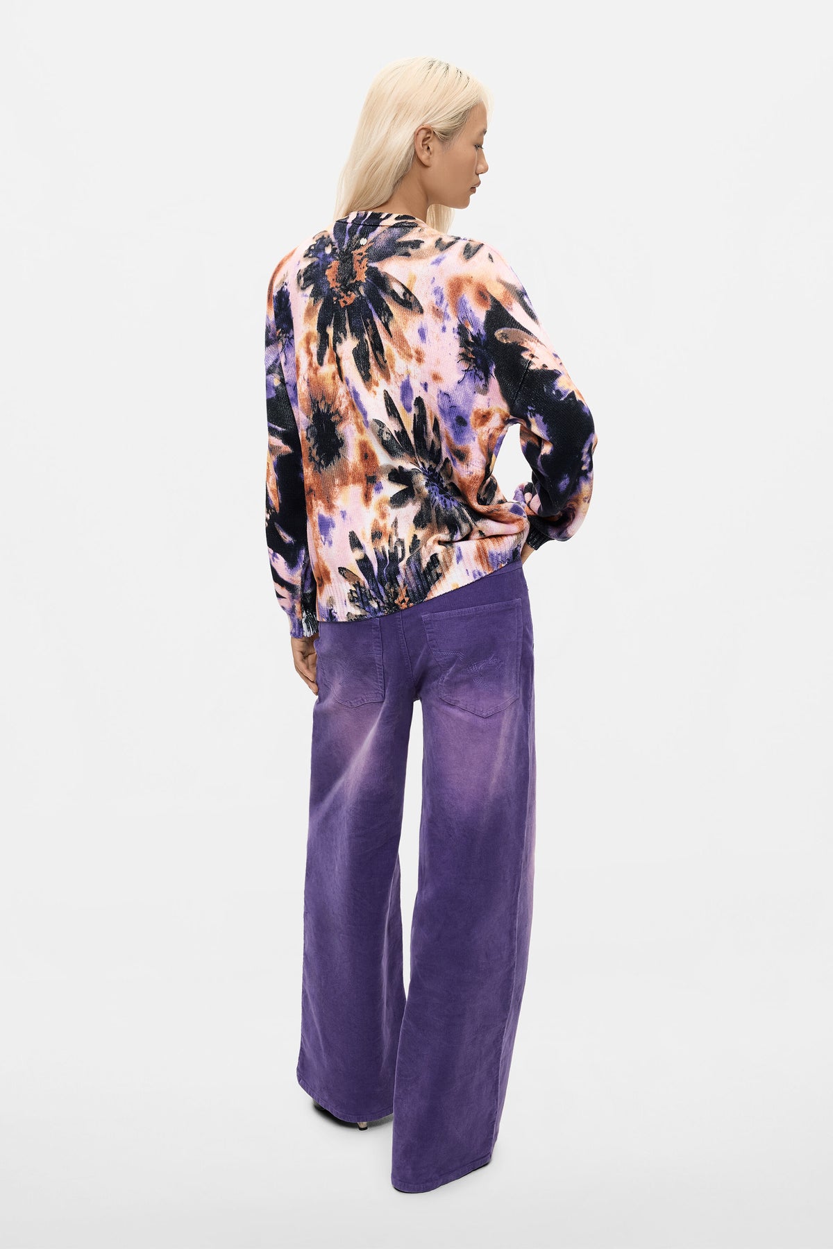 Floral Print Cardigan
