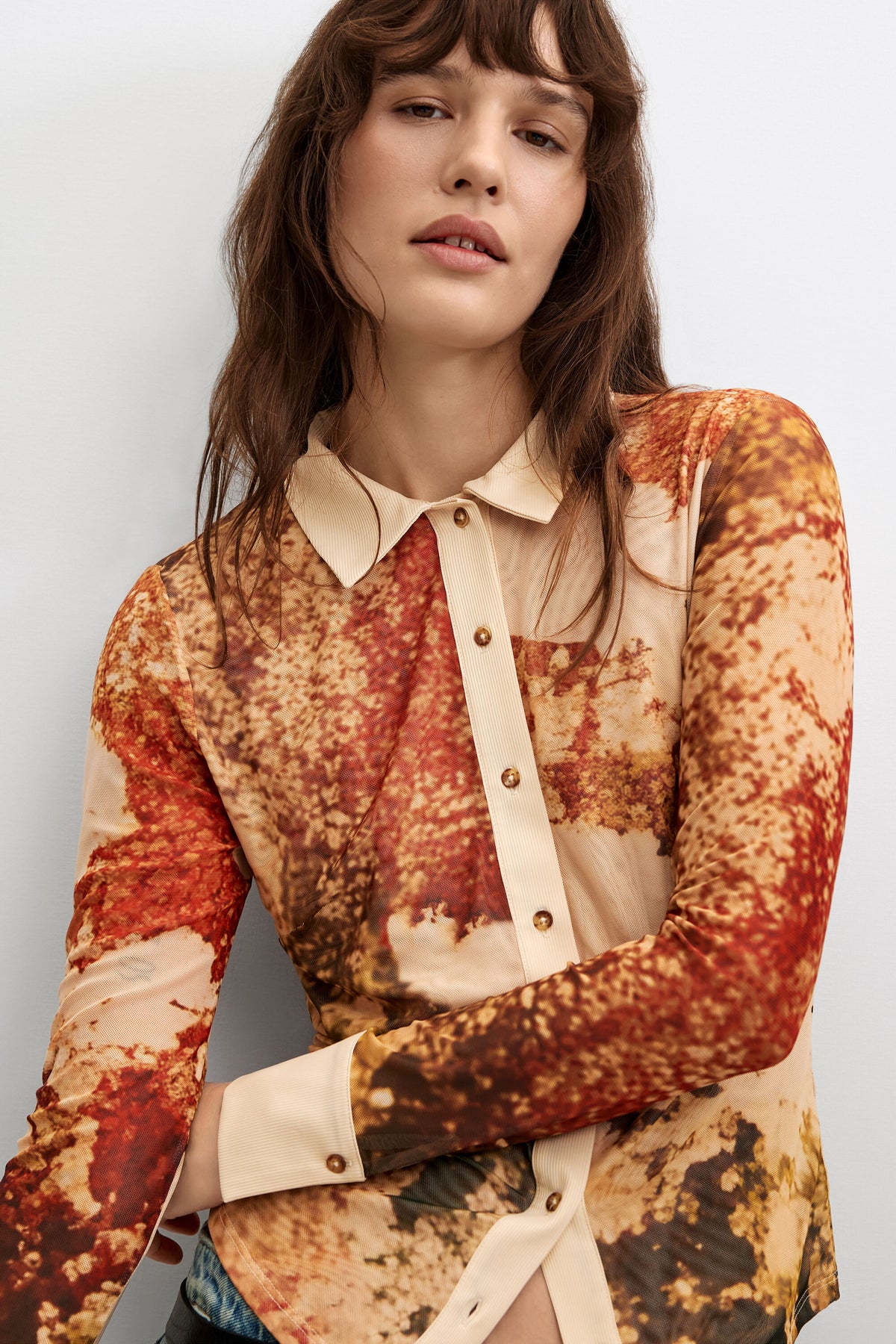Floral Knit Shirt