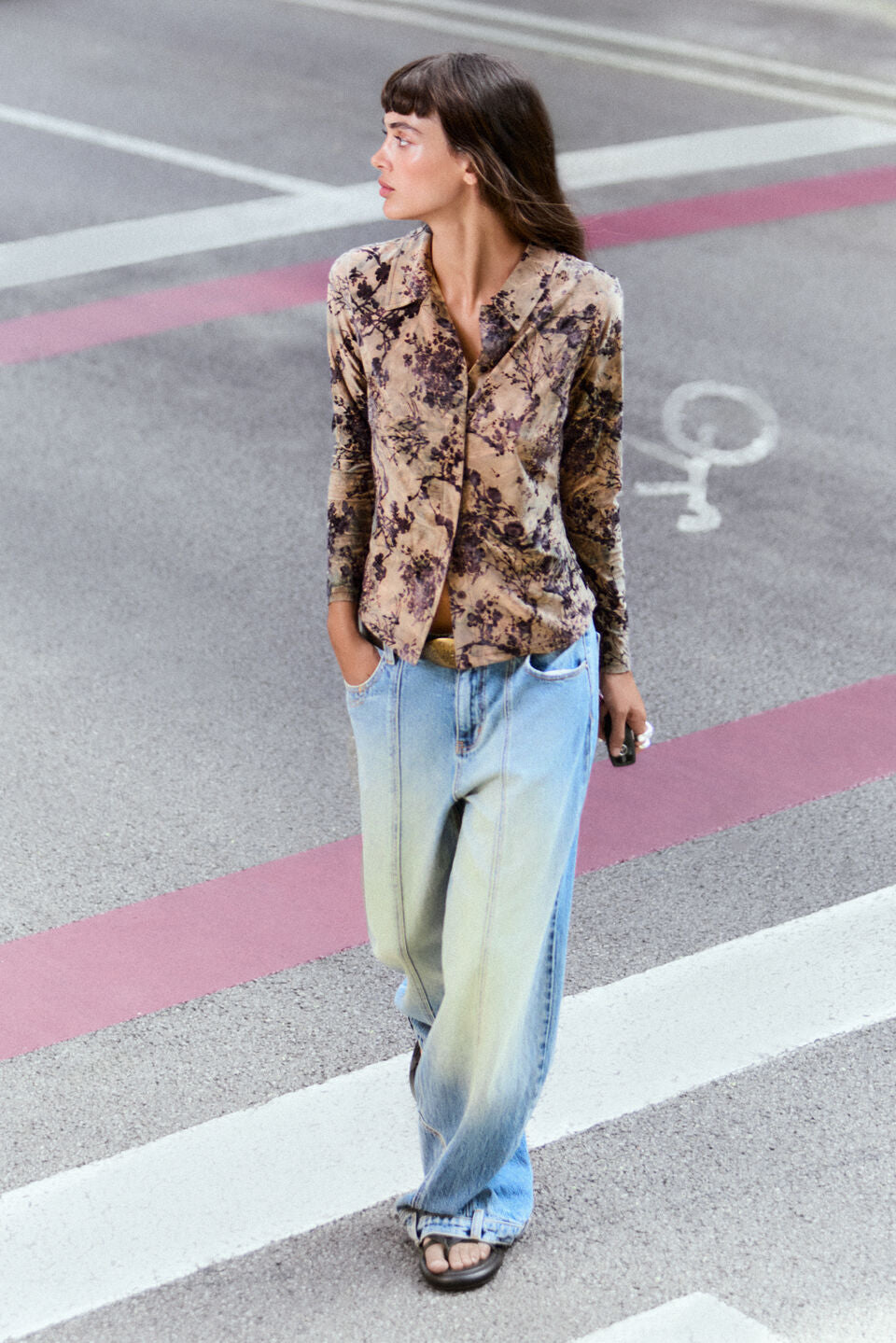Oriental Print Shirt