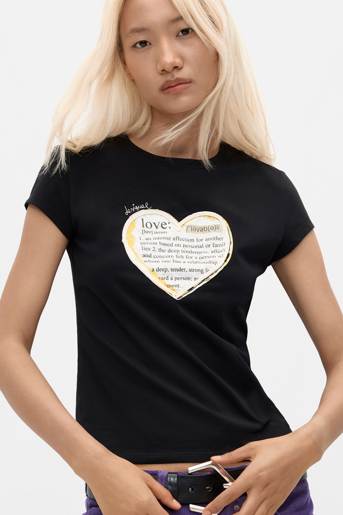 Printed Heart T-Shirt