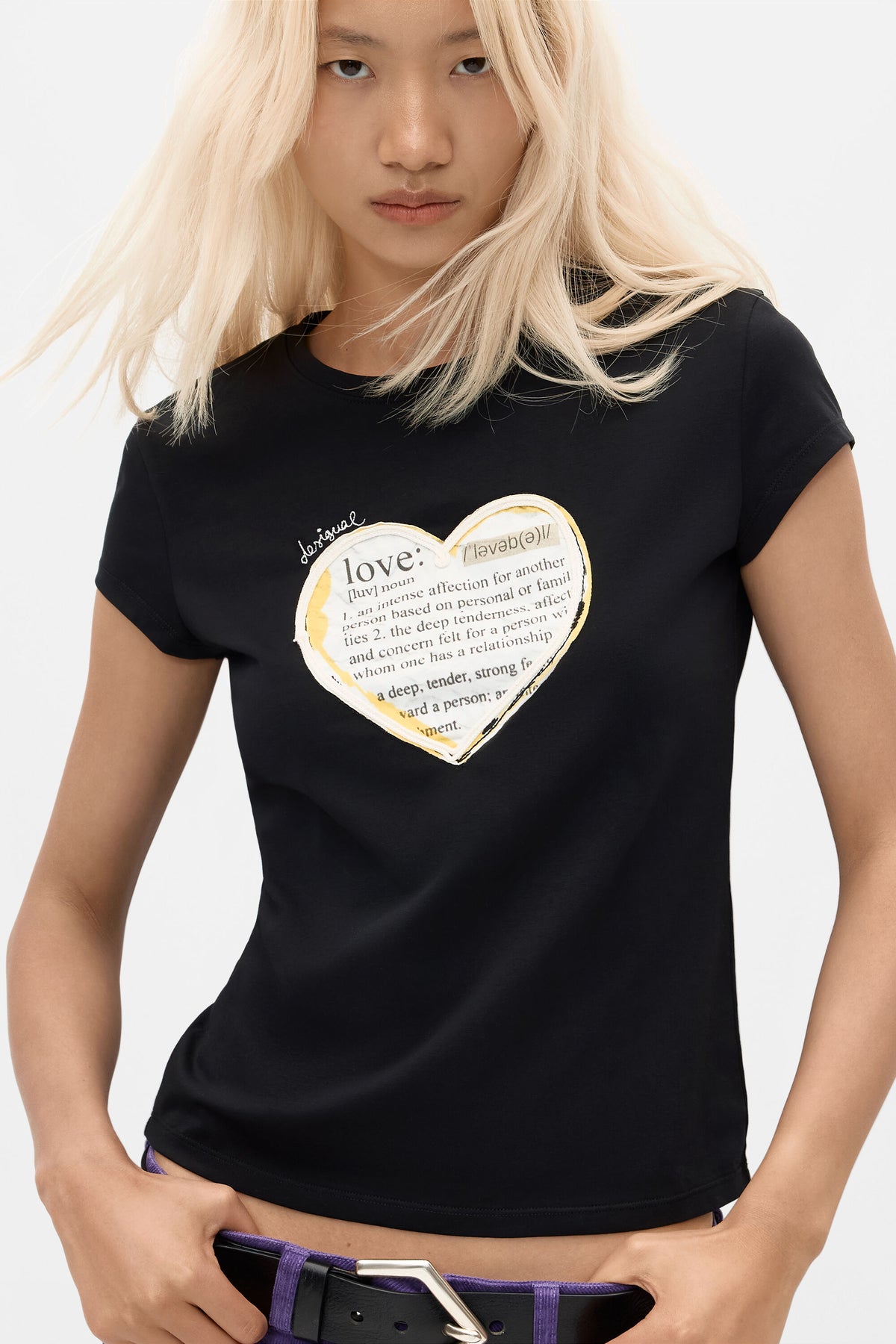 Printed Heart T-Shirt