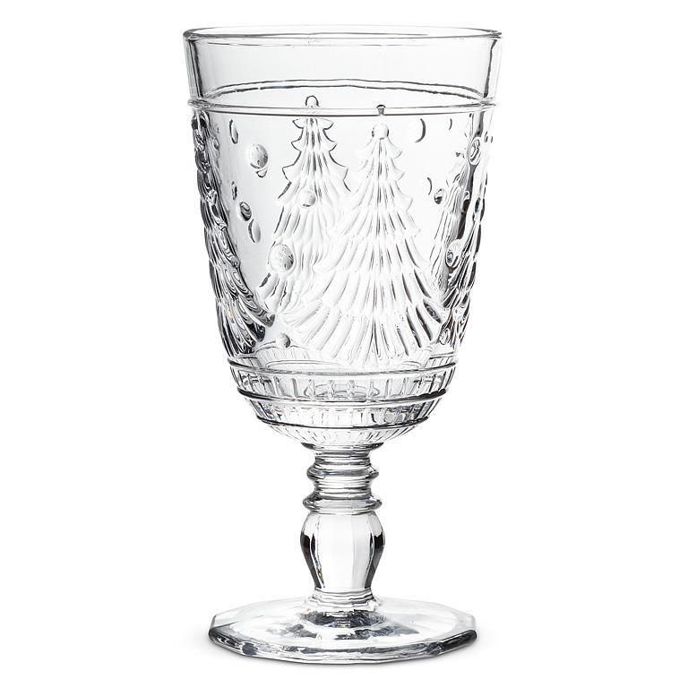 Holiday Wine Glass
