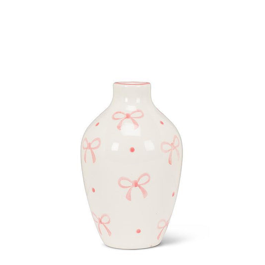 Teardrop Vase w/Bows