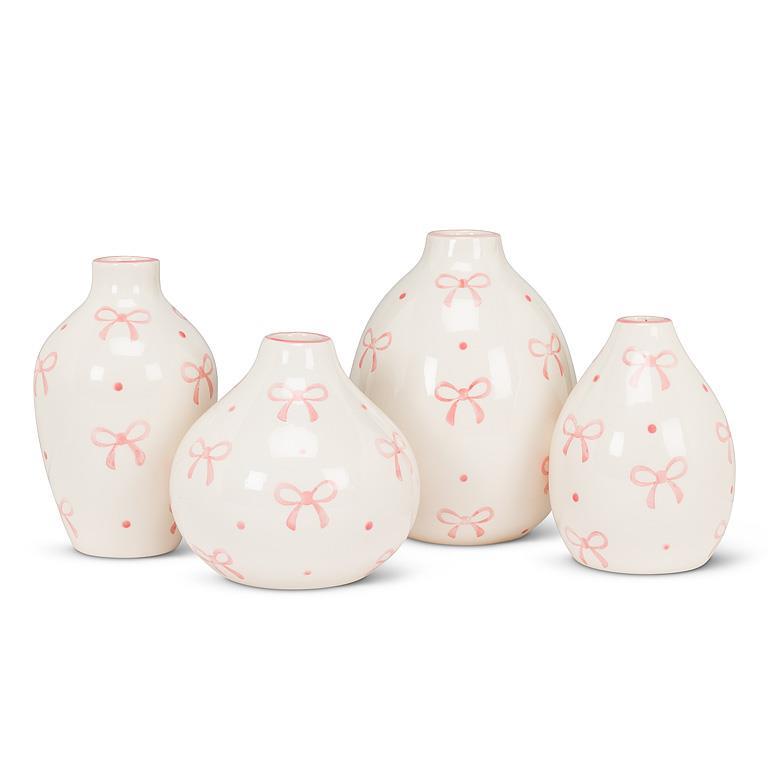 Teardrop Vase w/Bows