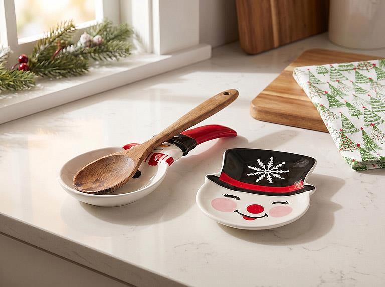 Snowman Spoon Rest