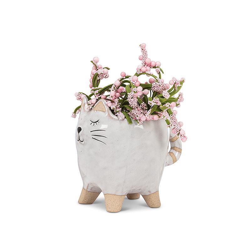 Cat w/Tail Planter