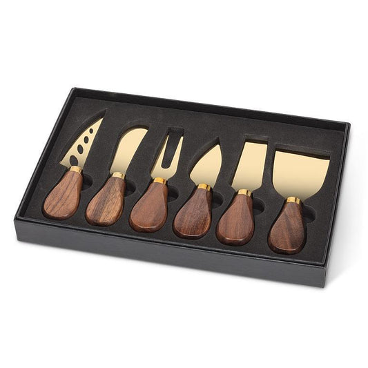 Walnut Cheese Knives -S/6