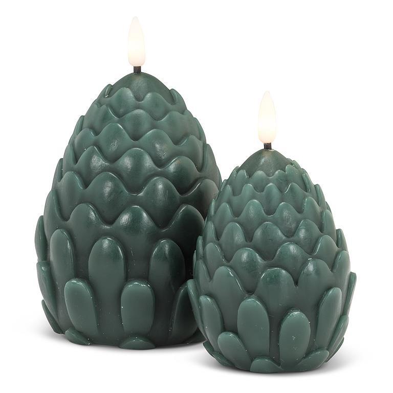 Pinecone LED Candle