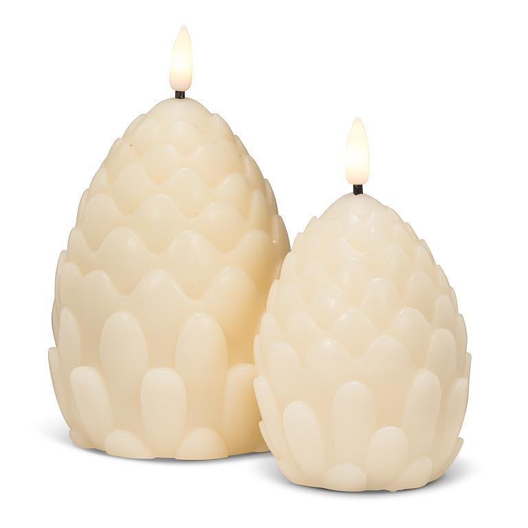 Pinecone LED Candle