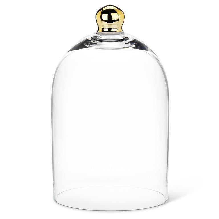 Bell Cloche w/Gold Knob