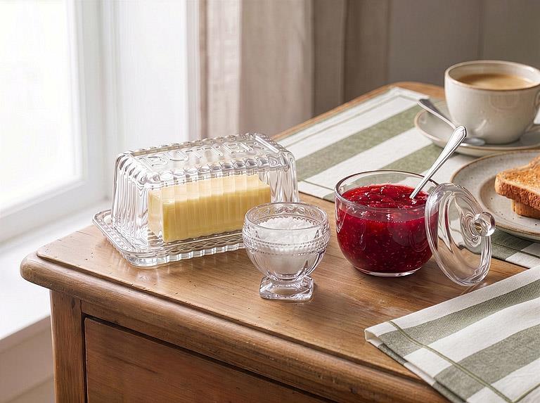 Glass Jam Jar w/Lid