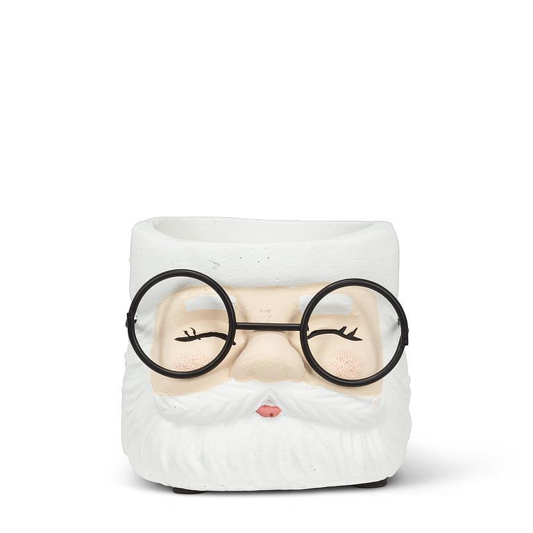 Santa Face Pot