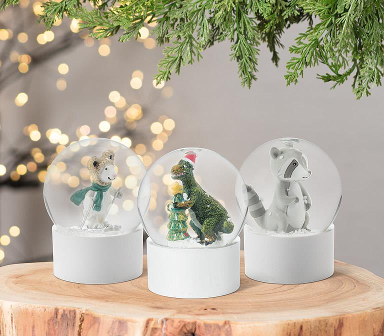 Skiing Mouse Snow Globe