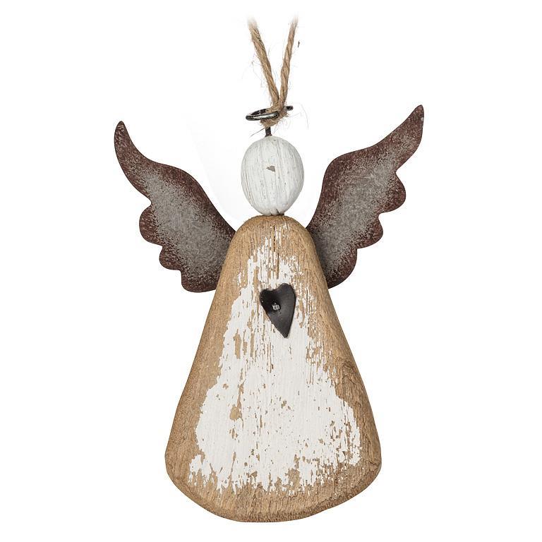 Rustic Angel Ornament