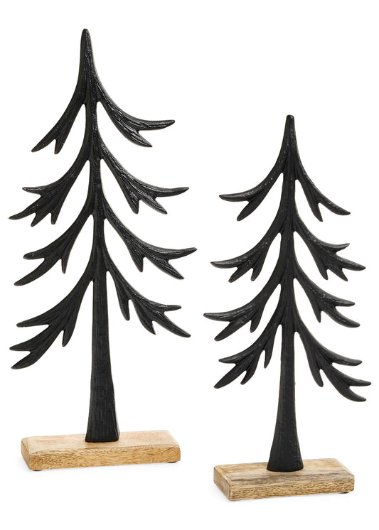 Black Aluminum Tree