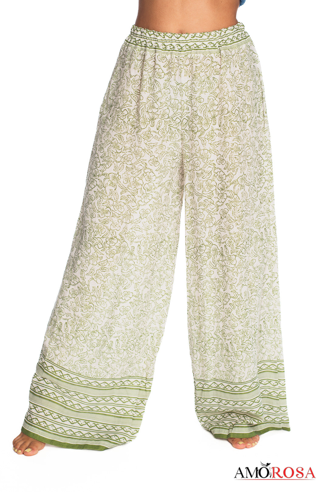 Floral Linen Pant