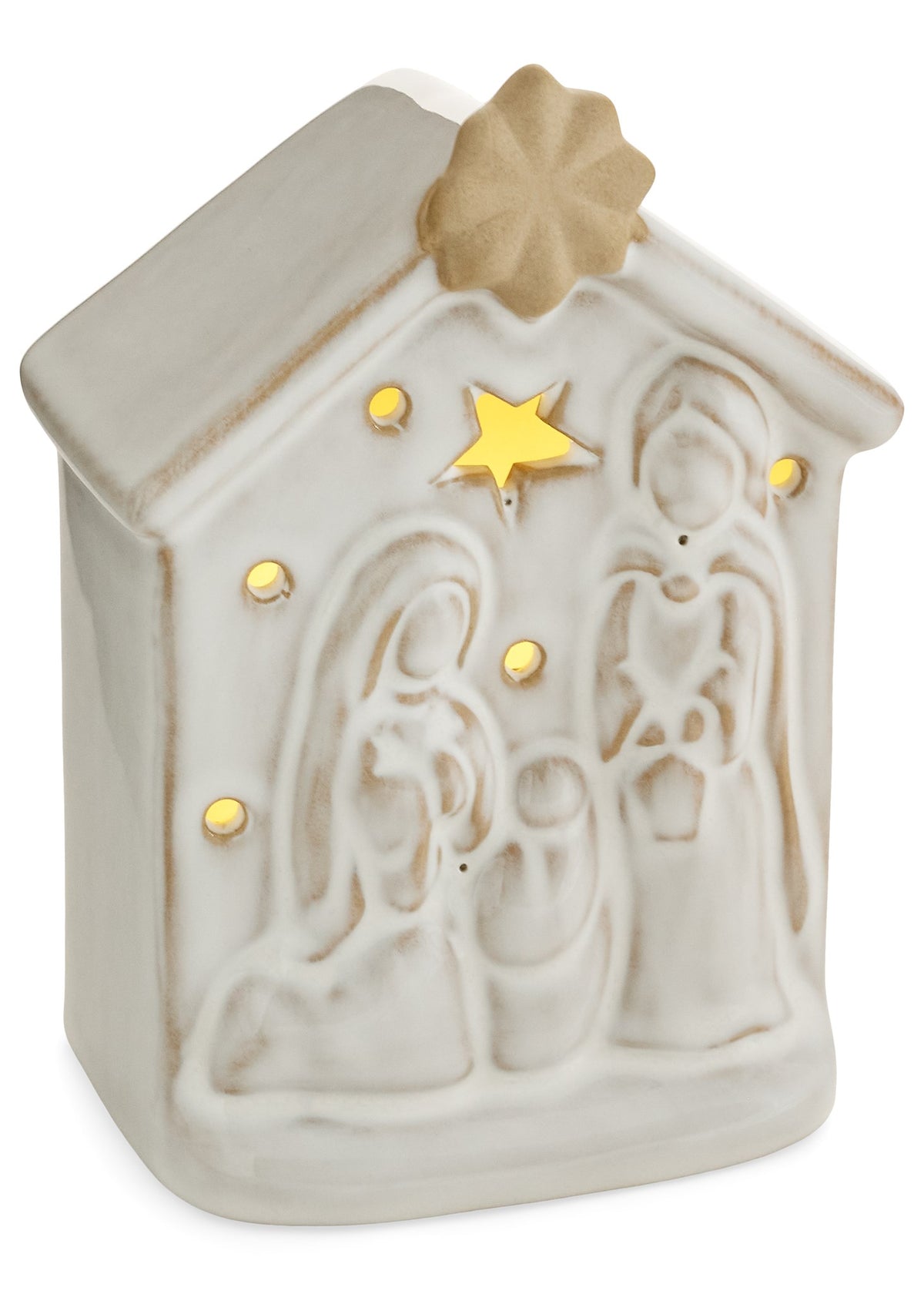 LED Nativity House
