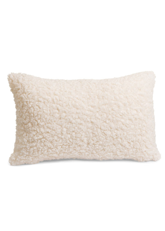 Cream Boucle Cushion