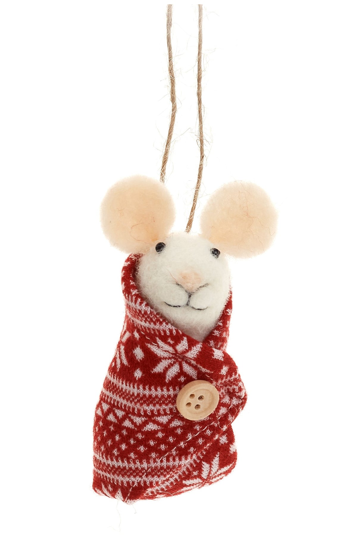 Sweater Mouse Ornament