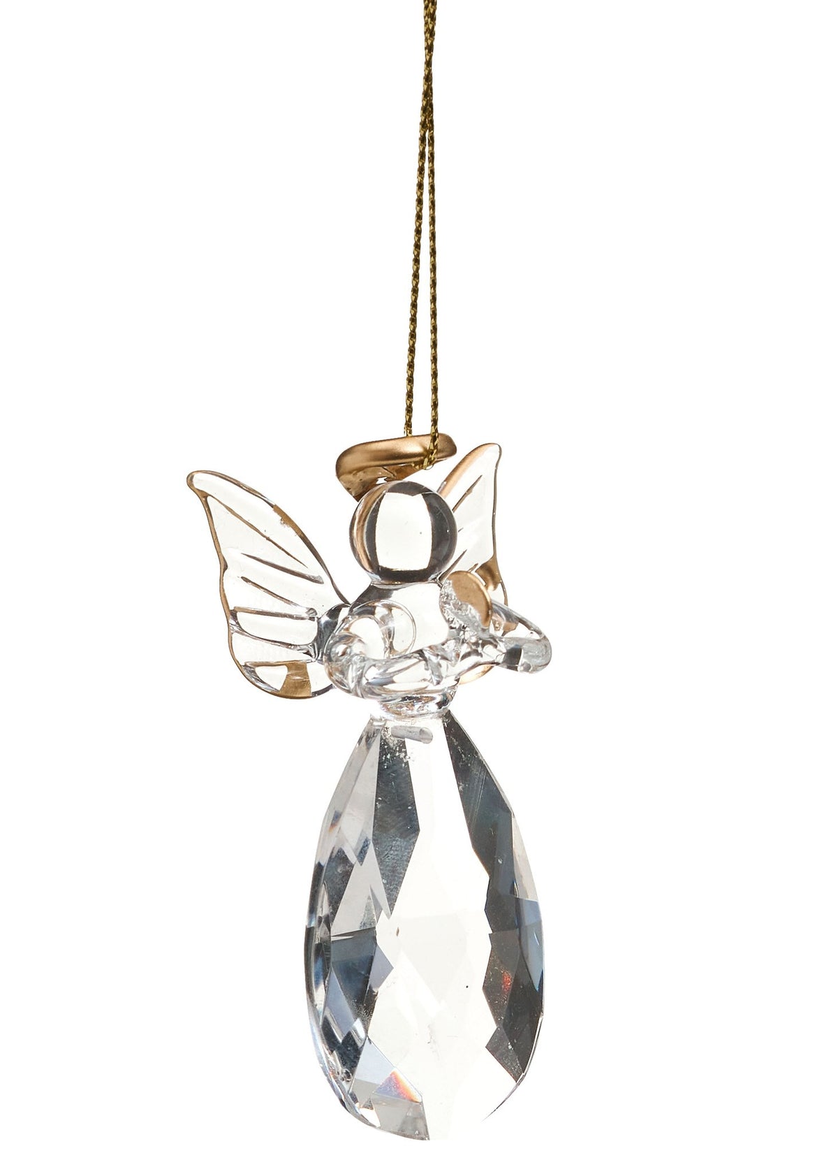 Glass Angel Ornament