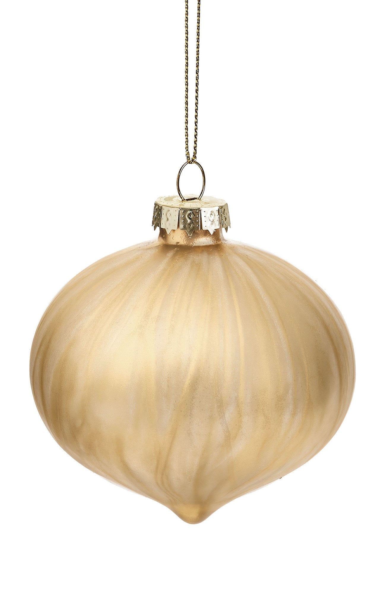 Gold Onion Ornament