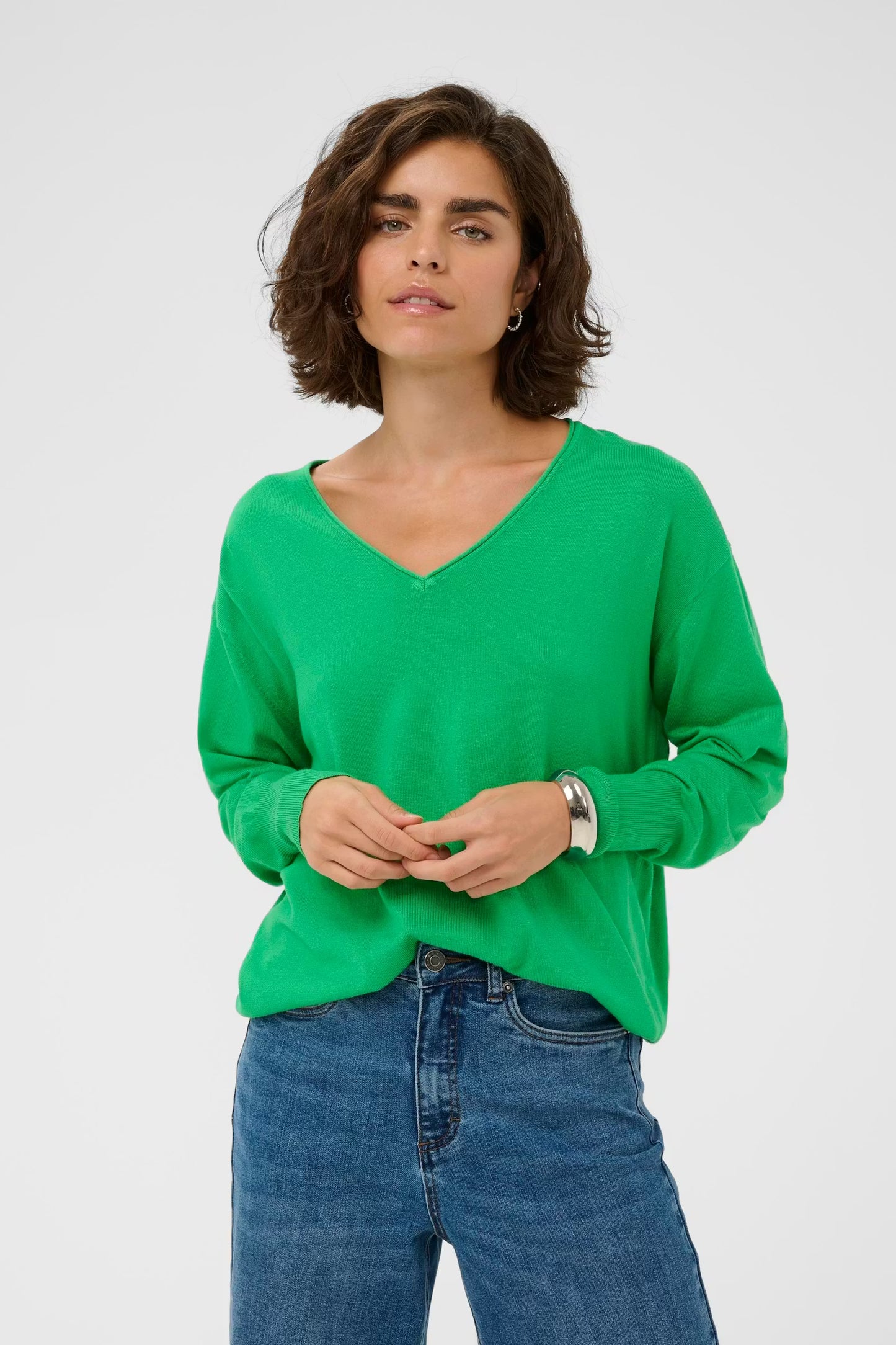 Lizza V Neck Top
