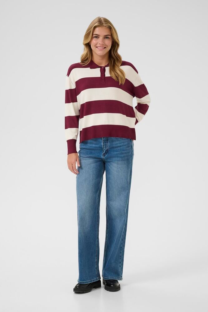 Lizza Striped Polo