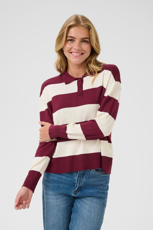 Lizza Striped Polo