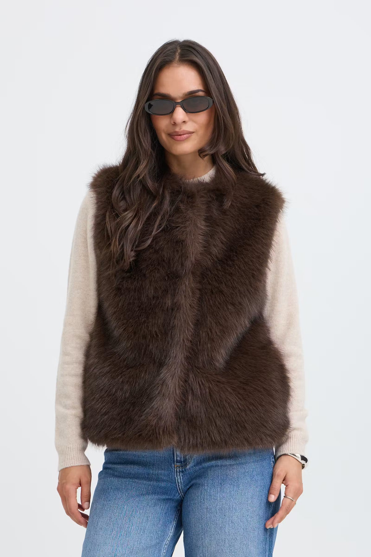 Cesille Faux Fur Vest