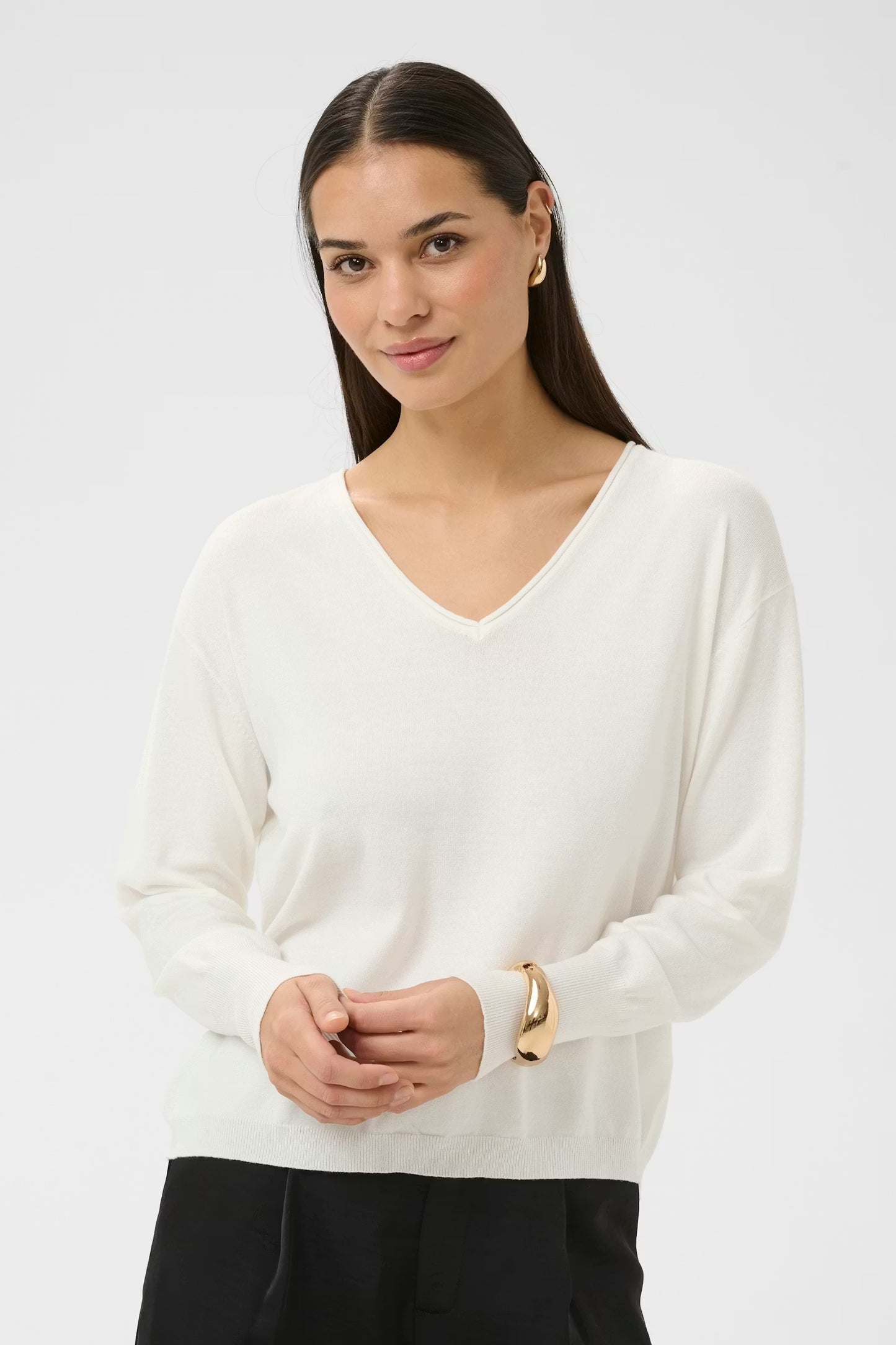 Lizza V Neck Top